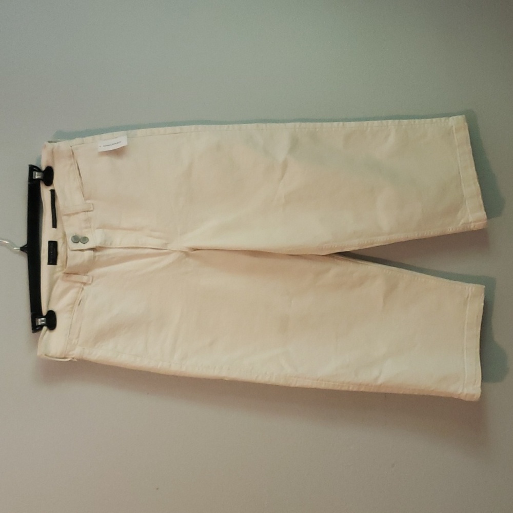 Banana Republic High Rise Wide Leg Cropped Jeans Size 32.